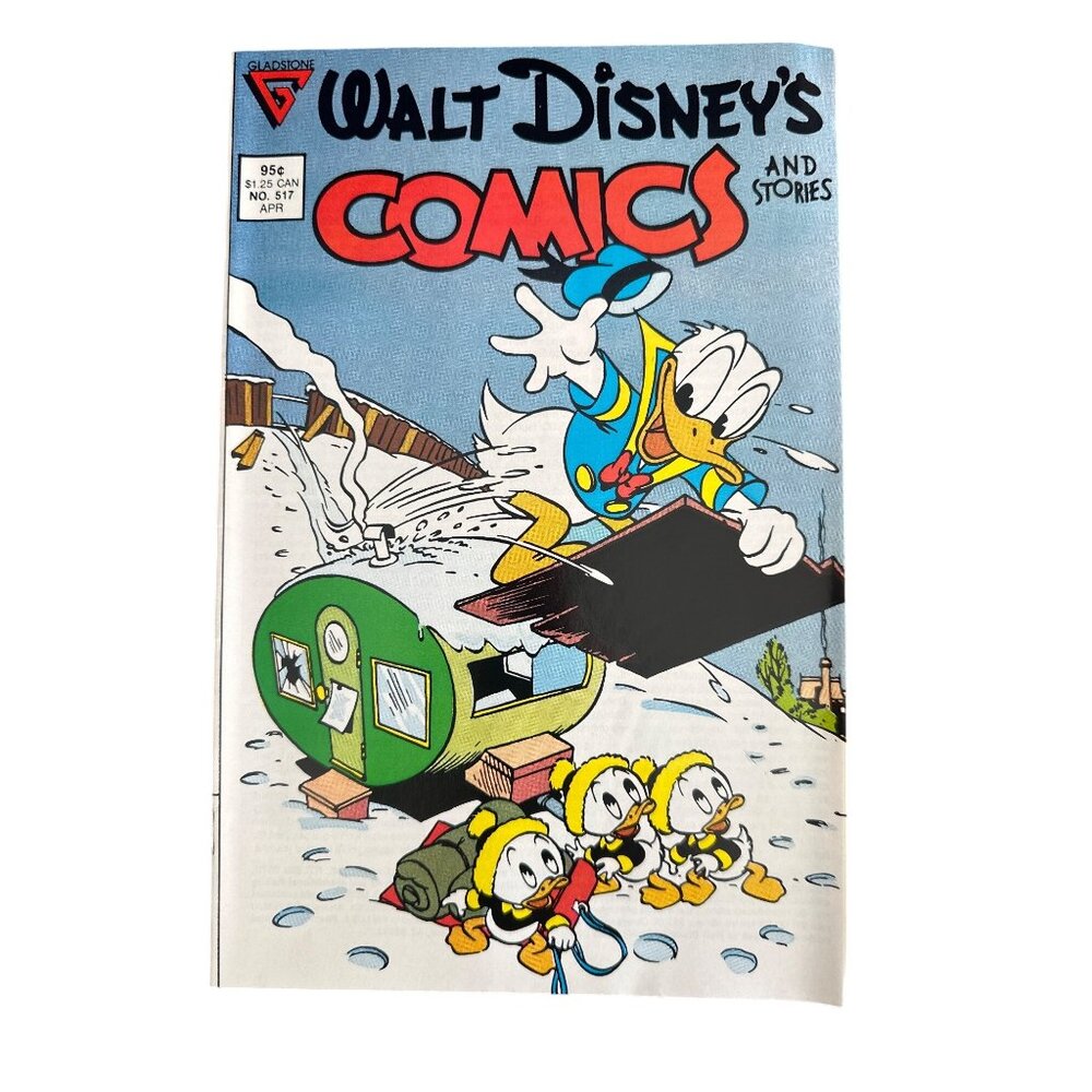 Gladstone Walt Disneys Comics Stories #517 April 1987 Donald Duck Boarded Bagged